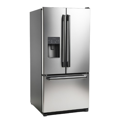 Nowoczesna lodówka wolnostojąca w kuchni